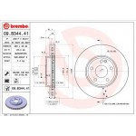 Brembo Δισκόπλακα - 09.B344.41