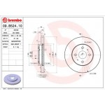 Brembo Δισκόπλακα - 09.B524.10