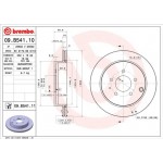 Brembo Δισκόπλακα - 09.B541.11