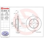 Brembo Δισκόπλακα - 09.B548.10