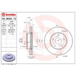Brembo Δισκόπλακα - 09.B626.10 Brembo Δισκόπλακα - 09.B626.10