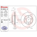Brembo Δισκόπλακα - 09.B633.10