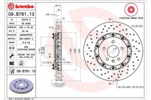 Brembo Δισκόπλακα - 09.B781.13