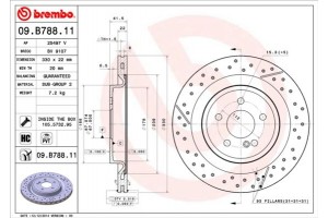 Brembo Δισκόπλακα - 09.B788.11