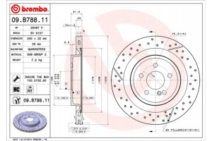 Brembo Δισκόπλακα - 09.B788.11