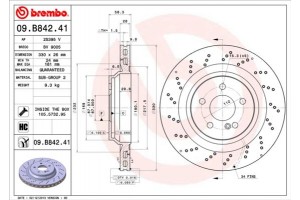 Brembo Δισκόπλακα - 09.B842.41