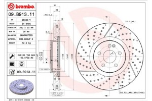 Brembo Δισκόπλακα - 09.B913.11