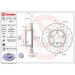 Brembo Δισκόπλακα - 09.C114.1X
