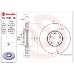 Brembo Δισκόπλακα - 09.C243.10