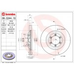 Brembo Δισκόπλακα - 09.C244.10 Brembo Δισκόπλακα - 09.C244.10