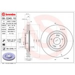 Brembo Δισκόπλακα - 09.C245.11 Brembo Δισκόπλακα - 09.C245.11