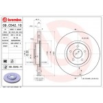 Brembo Δισκόπλακα - 09.C542.11