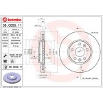 Brembo Δισκόπλακα - 09.C655.11 Brembo Δισκόπλακα - 09.C655.11