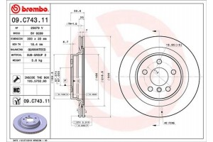 Brembo Δισκόπλακα - 09.C743.11