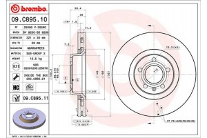 Brembo Δισκόπλακα - 09.C895.11