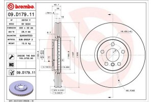Brembo Δισκόπλακα - 09.D179.11