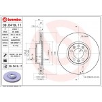 Brembo Δισκόπλακα - 09.D419.11 Brembo Δισκόπλακα - 09.D419.11