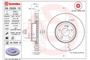 Brembo Δισκόπλακα - 09.D528.13