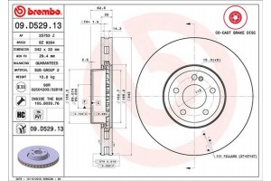 Brembo Δισκόπλακα - 09.D529.13