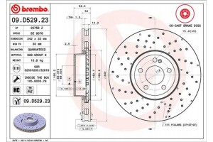 Brembo Δισκόπλακα - 09.D529.23