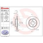 Brembo Δισκόπλακα - 09.D572.11