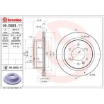 Brembo Δισκόπλακα - 09.D853.11