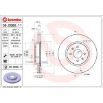 Brembo Δισκόπλακα - 09.D880.11 Brembo Δισκόπλακα - 09.D880.11
