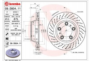 Brembo Δισκόπλακα - 09.D934.11