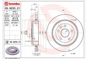Brembo Δισκόπλακα - 09.N235.21