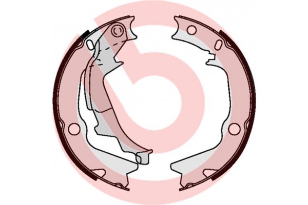 Brembo Σετ Σιαγόνων φρένων, Χειρόφρενο - S 30 528