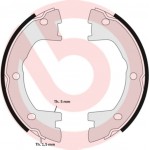 Brembo Σετ Σιαγόνων φρένων, Χειρόφρενο - S A6 506
