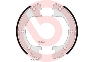 Brembo Σετ Σιαγόνων φρένων, Χειρόφρενο - S A6 506