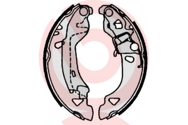 Brembo Σετ Σιαγόνων Φρένων - S 23 513