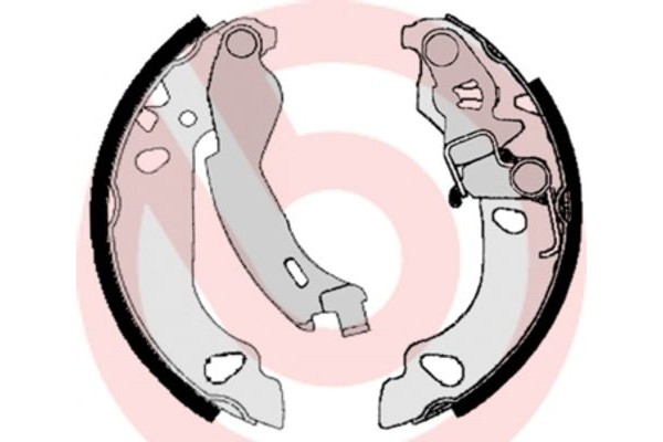 Brembo Σετ Σιαγόνων Φρένων - S 23 522