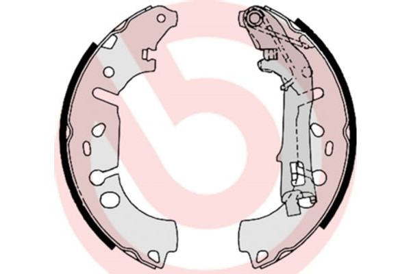 Brembo Σετ Σιαγόνων Φρένων - S 23 531