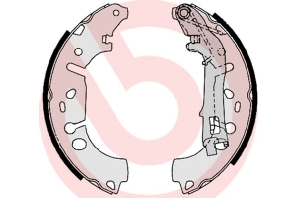 Brembo Σετ Σιαγόνων Φρένων - S 23 531