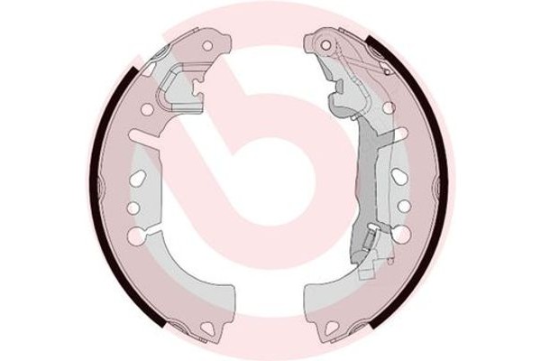 Brembo Σετ Σιαγόνων Φρένων - S 23 580