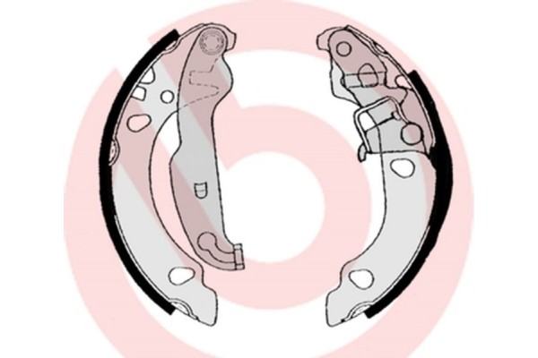 Brembo Σετ Σιαγόνων Φρένων - S 24 530
