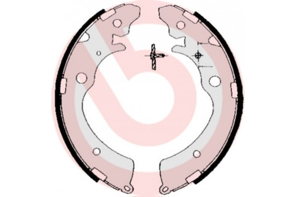 Brembo Σετ Σιαγόνων Φρένων - S 28 507