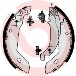 Brembo Σετ Σιαγόνων Φρένων - S 61 512