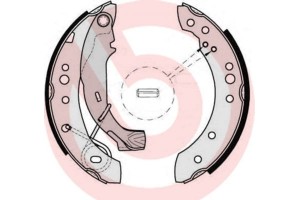 Brembo Σετ Σιαγόνων Φρένων - S 61 526