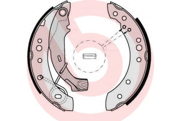 Brembo Σετ Σιαγόνων Φρένων - S 61 526