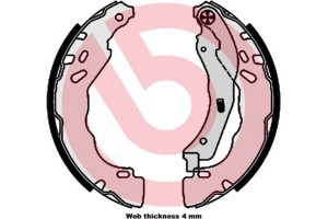 Brembo Σετ Σιαγόνων Φρένων - S 61 544