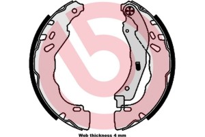 Brembo Σετ Σιαγόνων Φρένων - S 61 544