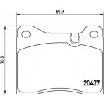 Brembo Σετ τακάκια, Δισκόφρενα - P 06 002