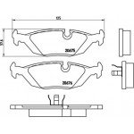 Brembo Σετ τακάκια, Δισκόφρενα - P 06 009