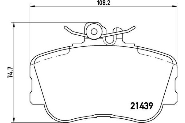 Brembo Σετ τακάκια, Δισκόφρενα - P 06 017