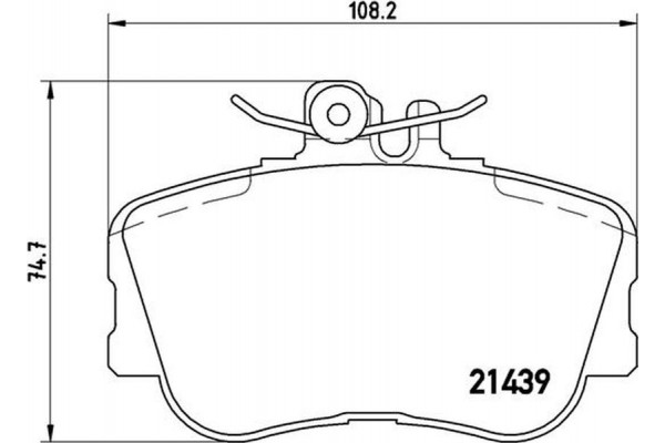 Brembo Σετ τακάκια, Δισκόφρενα - P 06 017