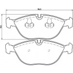 Brembo Σετ τακάκια, Δισκόφρενα - P 06 019