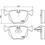 Brembo Σετ τακάκια, Δισκόφρενα - P 06 020